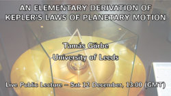 Image links to lecture which starts 13:00 (GMT) 12 December 2020
